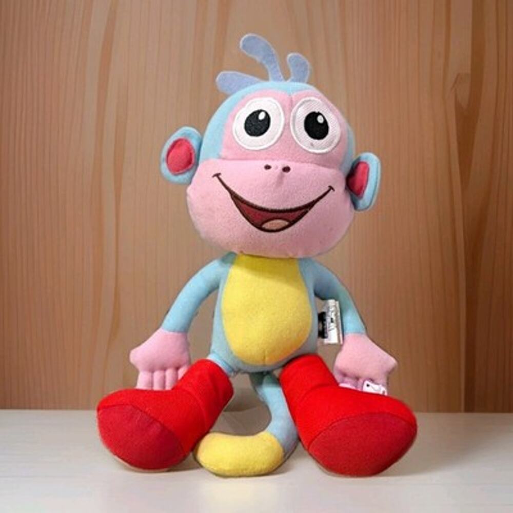 Dora The Explorer Boots The Monkey Plush NWT 2013 Nanco Stuffed Animal Red Boot